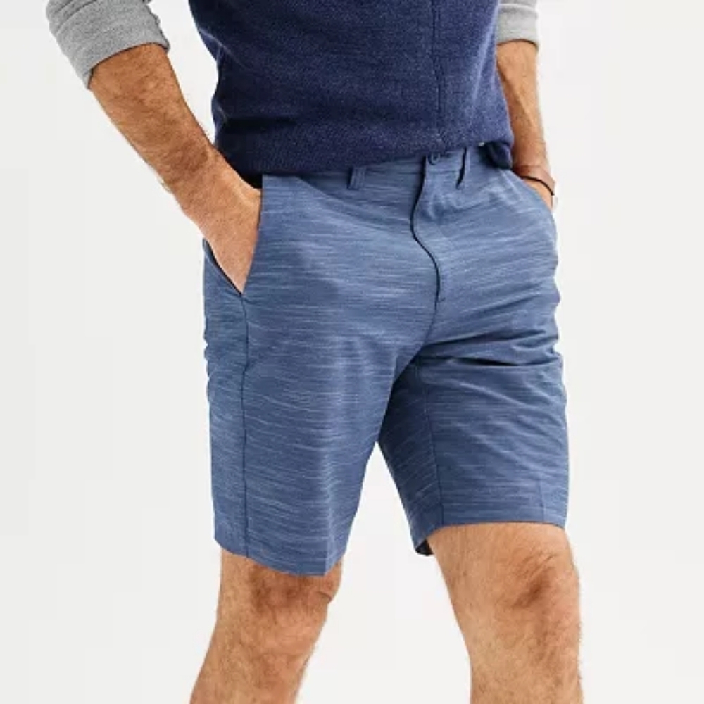 Apt. 9 Blue Premier Flex Regular-Fit 9.5-inch Performance Shorts Men's 40